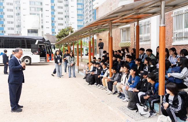 김석준 부산교육감, 수학여행 안전점검 나서

