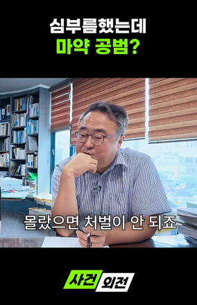 심부름인 줄 알았는데 운반… 정말 처벌 안 받을까?
