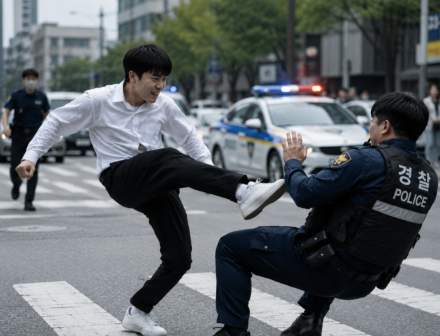 도로 난동·출동 경찰 폭행한 10대 검거…응급입원 조치