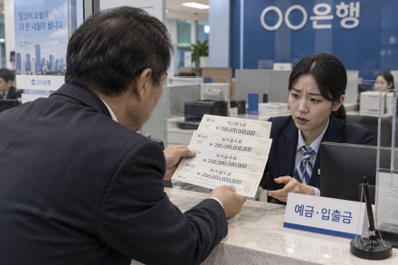 2000억짜리 위조수표 4장 은행에 내밀었다…8000억 입금 시도한 남성 체포